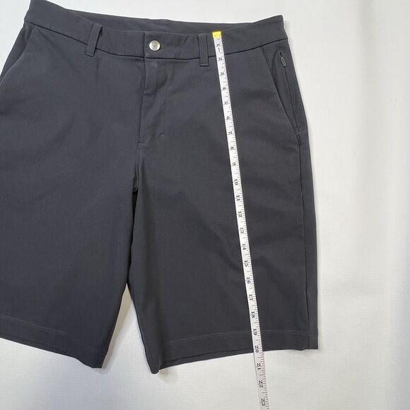 Lululemon Commission Short Mens 32 Relaxed Warpstreme 11" M7A83S Comfort Black - Picture 2 of 11